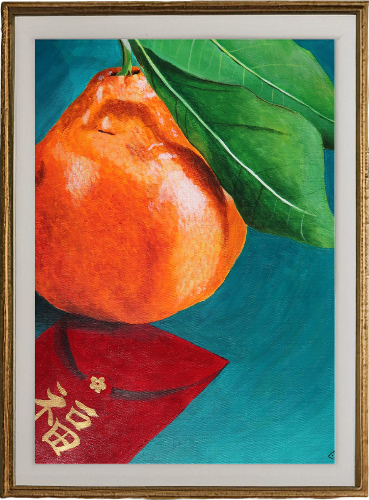 Prosperous Orange, 8x10 Inch Print