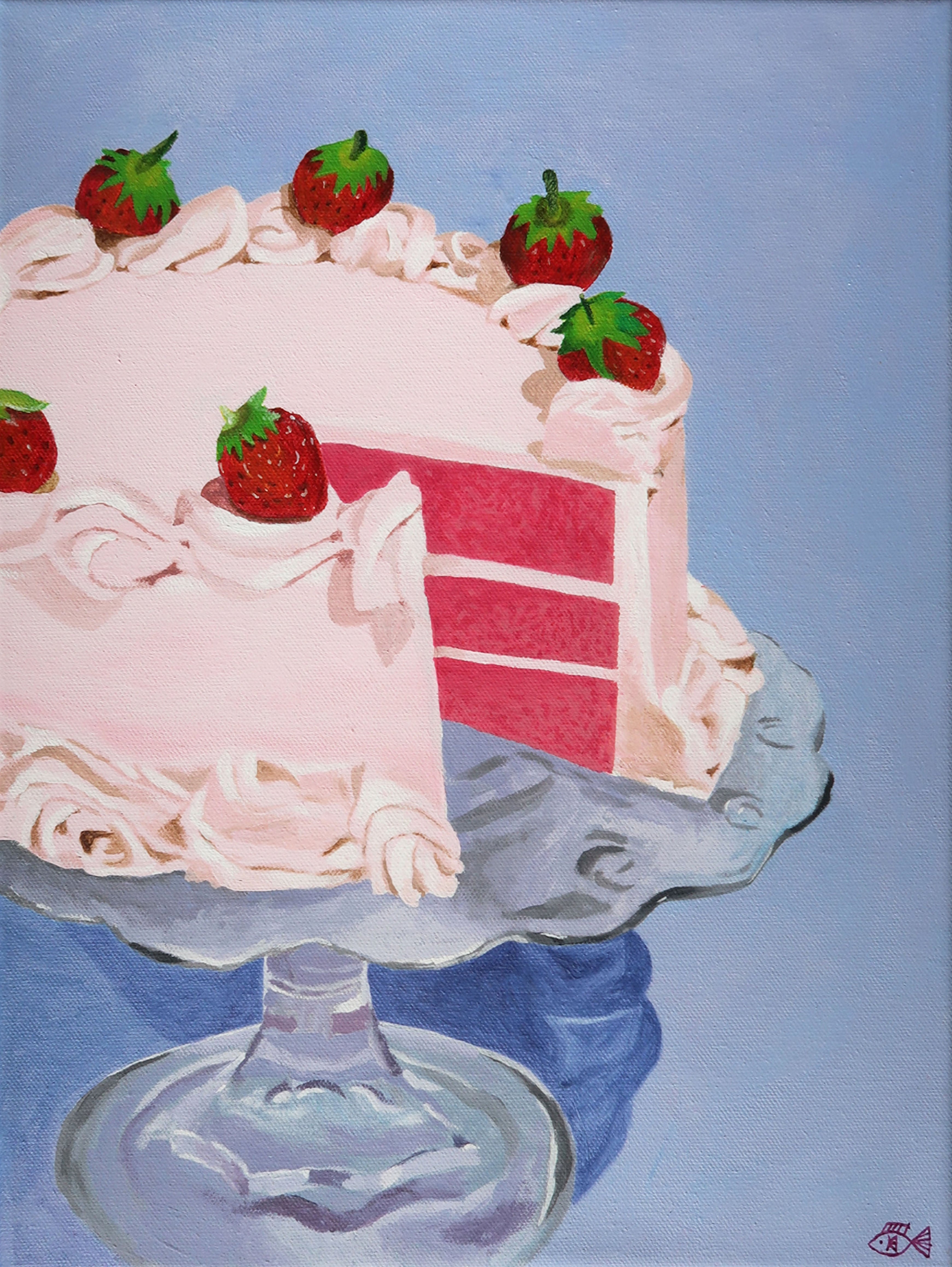 Cake, 8x10 Inch Print