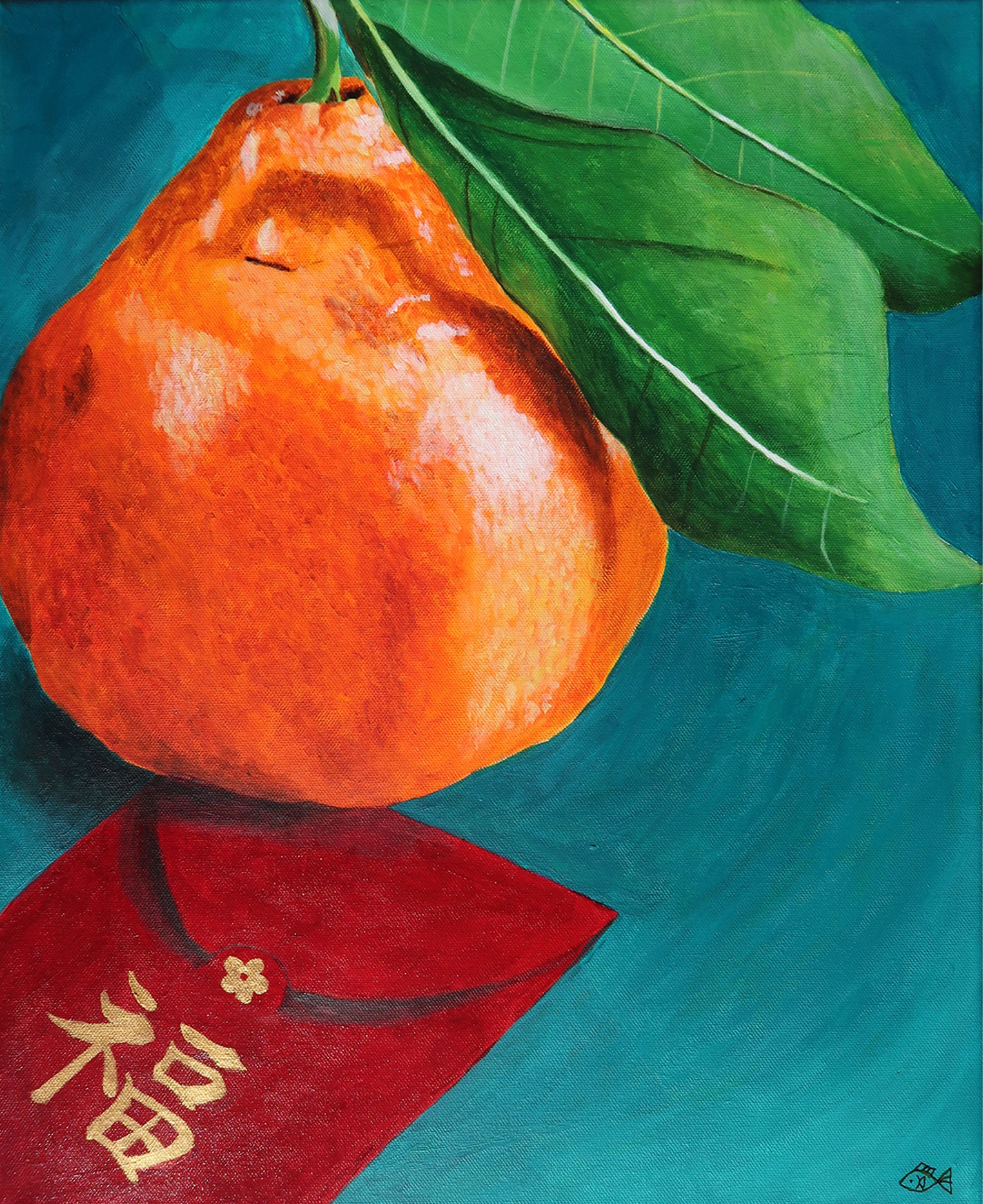 Prosperous Orange, 8x10 Inch Print
