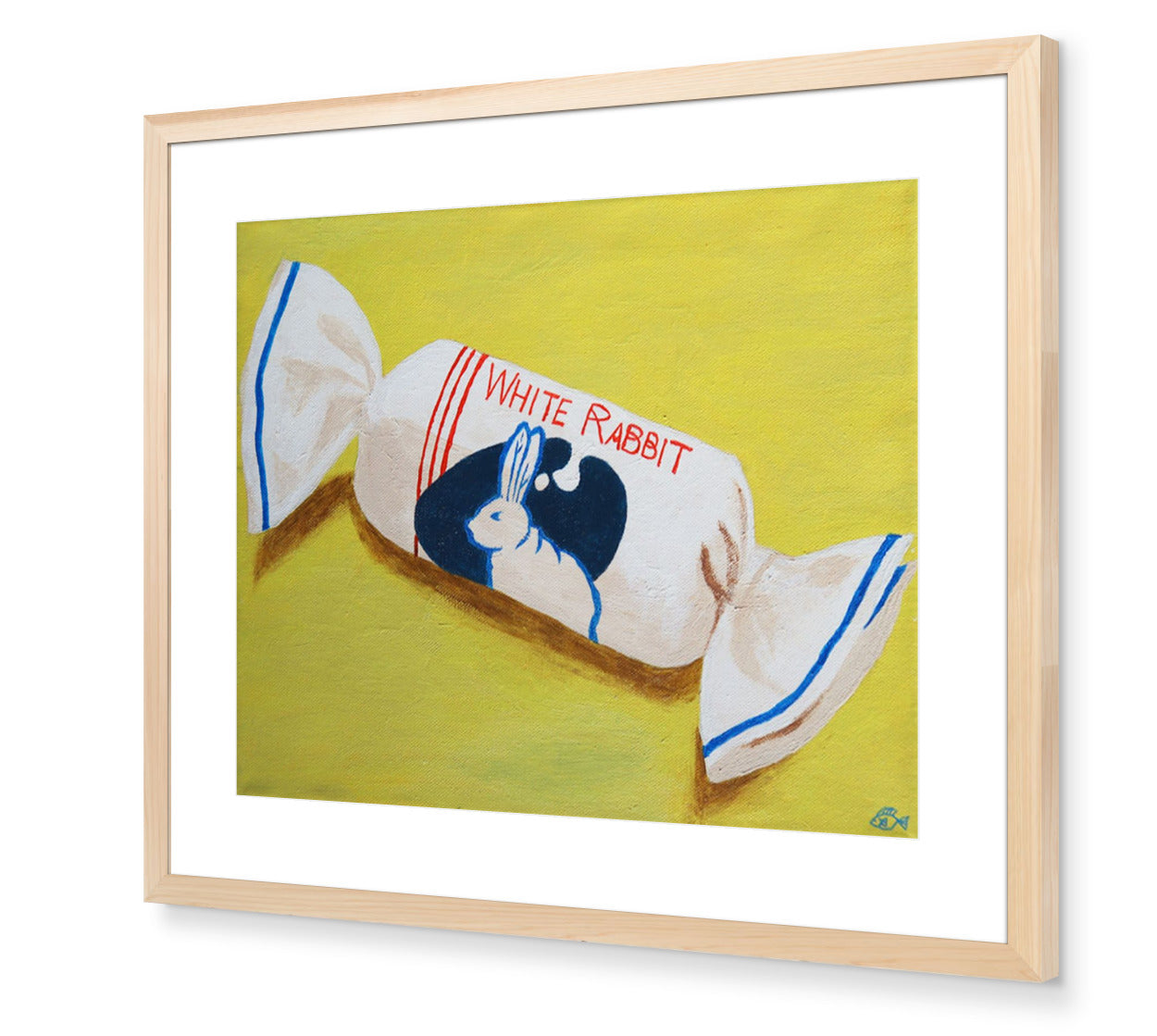 White Rabbit, 8x10 Inch Print