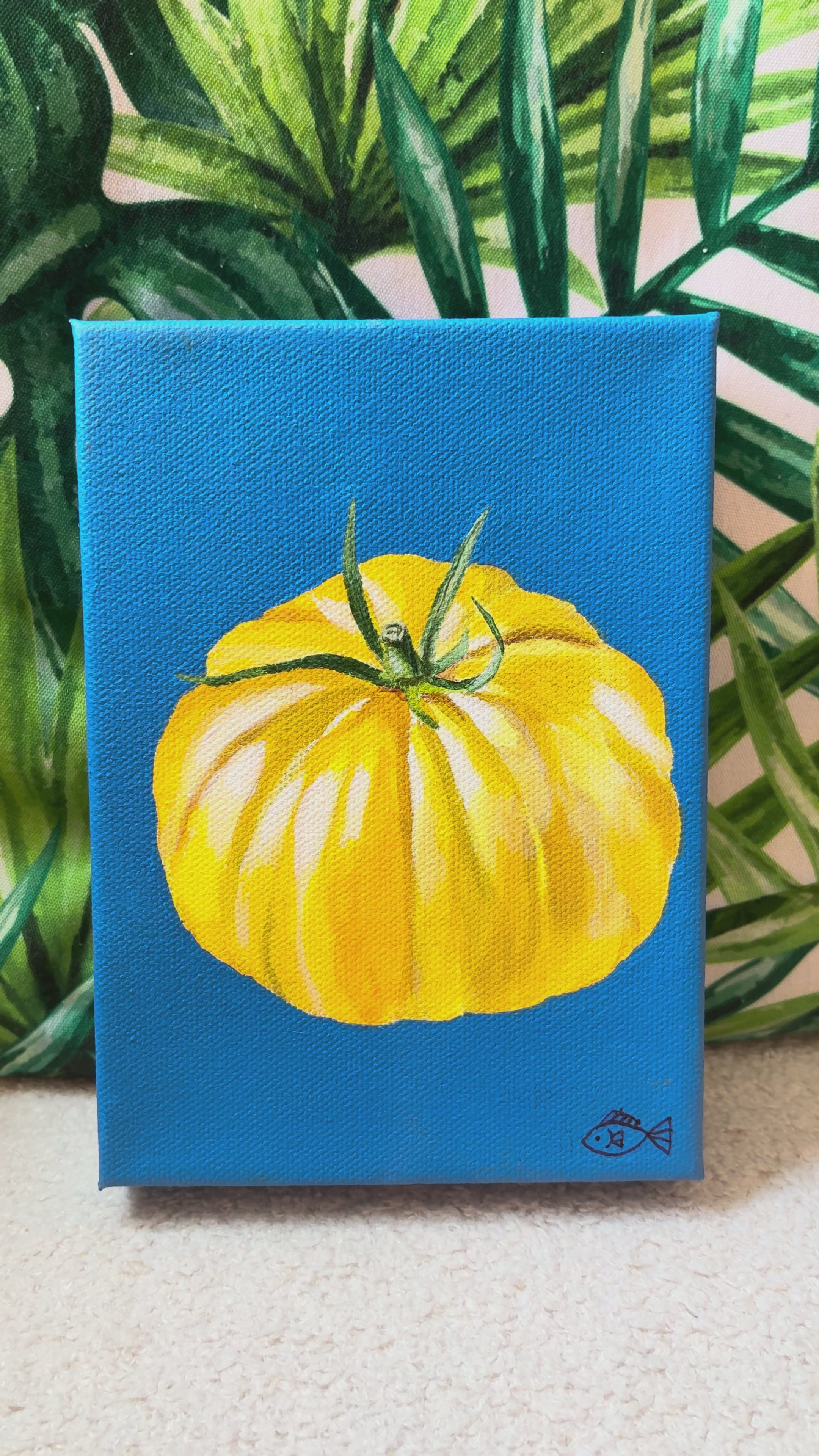 Tomato San, 5x7 Original